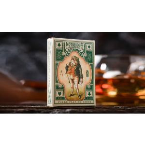 Notorious Gambling Frog (Green) Playing Cards by Stockholm17