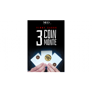 3 COIN MONTE (Gimmicks and Online Instructions) by Vinny Sagoo - Trick
