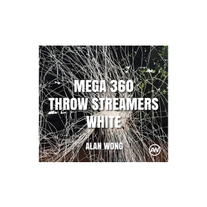 MEGA 360 Throw Streamers WHITE by Alan Wong - Trick