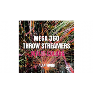 MEGA 360 Throw Streamers MULTI COLOR by Alan Wong - Trick
