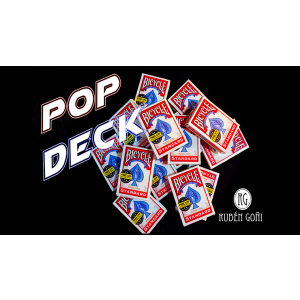 POP DECK (Gimmicks and Online Instructions) by Rubén Goñi - Trick