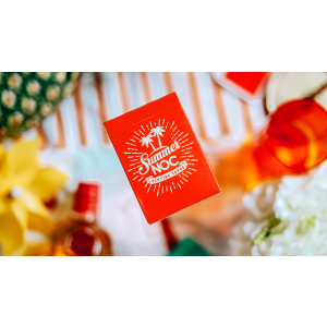 Summer NOC Pro Sunset (Orange) Playing Cards