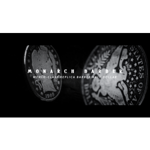 Skymember Presents Monarch (Barber) un-gimmicked Coin Only by Avi Yap - Trick