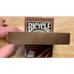 Gilded Bicycle Sketch Playing Cards
