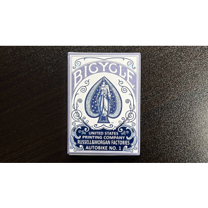 Bicycle Foil AutoBike No. 1 (Blue) Playing Cards
