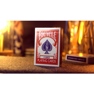 Bicycle 4 Index Red (Gimmicks and Online Instructions)