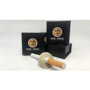 Pen or Cigarette Thru 2 Euros by Tango (E0012) - Trick