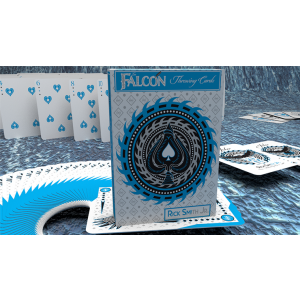 Ice Falcon Throwing Cards by Rick Smith Jr. and De'vo