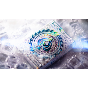 Ice Falcon Throwing Cards (Foil) by Rick Smith Jr. and De'vo
