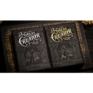 The Great Creator: Earth (Gold Foil) Edition Playing Cards by Riffle Shuffle