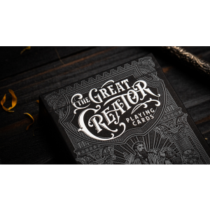 The Great Creator: Sky (Silver Foil) Edition Playing Cards by Riffle Shuffle