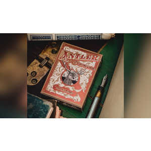 Antler Playing Cards (Persimmon) by Dan and Dave