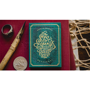 Sons of Liberty (Green) Playing Cards