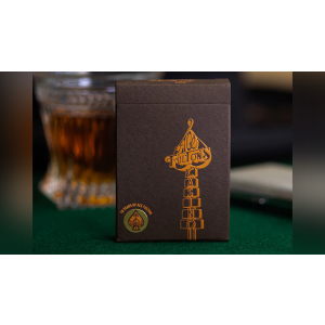 ACE FULTON'S 10 YEAR ANNIVERSARY TOBACCO BROWN PLAYING CARDS