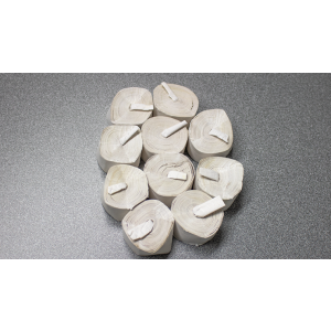 Classic Mouth Coil WHITE / 100 ft. (10 PK) by Uday - Trick