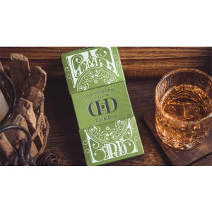 Smoke & Mirrors V8, Green (Deluxe) Edition Playing Cards by Dan & Dave