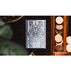 Smoke & Mirrors V8, Silver (Standard) Edition Playing Cards by Dan & Dave