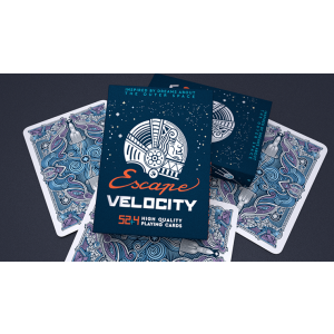 Escape Velocity (Blue) Playing Cards