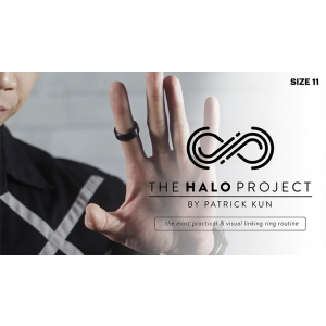 The Halo Project (Silver) Size 11 (Gimmicks and Online Instructions) by Patrick Kun - Trick