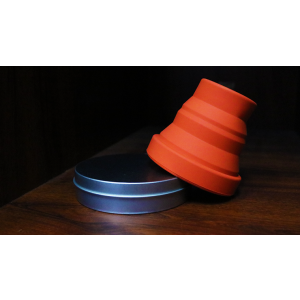 Harmonica 2 Chop Cup Red (Silicon) by Leo Smetsers - Trick