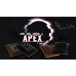 Apex Wallet Brown (Gimmick and Online instructions) by Thomas Sealey - Trick