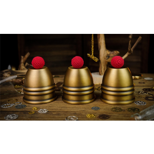 Artistic Combo Cups and Balls (Brass) by TCC - Trick