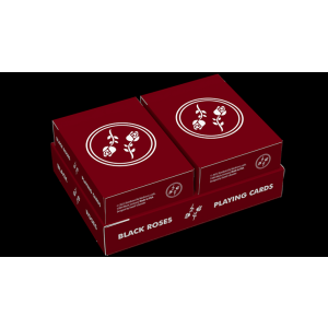 Black Roses Edelrot Mini Playing Cards (Collector's Box)
