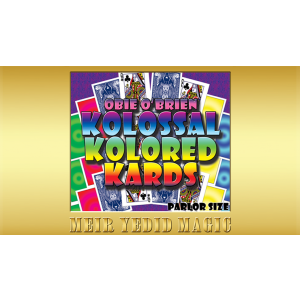 Obie O'Brien Kolossal Kolor Cards Parlor Size (Gimmicks and Online Instructions) - Trick