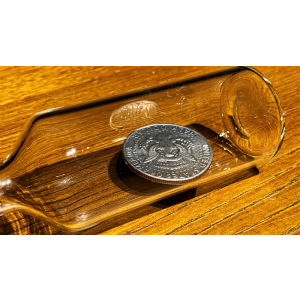 REAL COIN IN BOTTLE (HALF) by Bacon Magic - Trick
