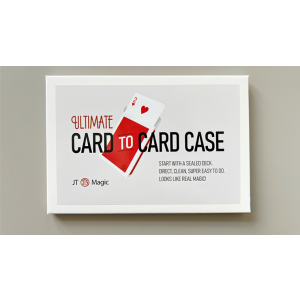 Ultimate Card to Card Case BLUE (Gimmicks and Online Instructions) by JT - Trick