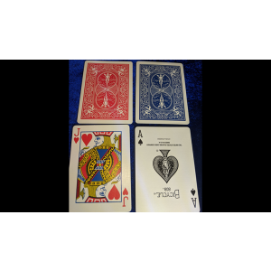 Magnetic Card- Bicycle Cards (2 Per Package) Double Back Blue by Chazpro - Trick