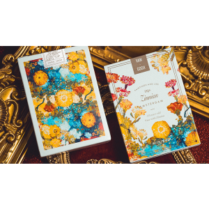 Van Gogh Zinnias (Numbered- Seal)  Playing Cards