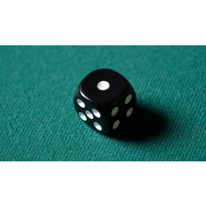 REPLACEMENT DIE BLACK (GIMMICKED) FOR MENTAL DICE by Tony Anverdi - Trick