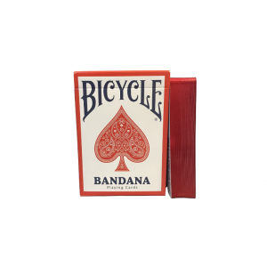 Gilded Bicycle Bandana (Red) Playing Cards