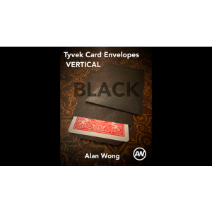 Tyvek VERTICAL Envelopes BLACK (10 pk.) by Alan Wong - Trick