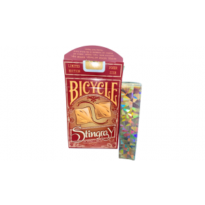 Gilded Bicycle Stingray (Orange) Playing Cards