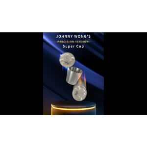 Super Cup PERCISION (Half Dollar) by Johnny Wong - (1 DVD and 1 cup) Trick