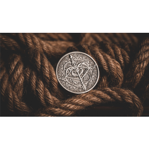 BOW AND ARROW COIN SILVER ( Gimmick and Online Instructions)  by Bacon Magic - Trick