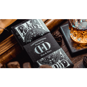 Smoke & Mirror (Mirror- Black) Deluxe Limited Edition Playing Cards by Dan & Dave
