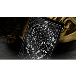 666 Dark Reserves Holographic Foiled Edition Playing Cards by Riffle Shuffle