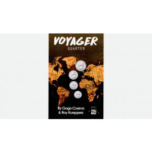 Voyager US Quarter (Gimmick and Online Instruction) by GoGo Cuerva - Trick