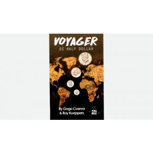 Voyager US Half Dollar (Gimmick and Online Instruction) by GoGo Cuerva - Trick