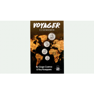 Voyager US Eisenhower Dollar (Gimmick and Online Instruction) by GoGo Cuerva - Trick