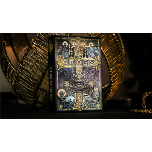 The Cross (Golden Grace Foiled Edition) Playing Cards by Peter Voth x Riffle Shuffle