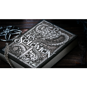 The Keys of Solomon: Silver Spirituum Playing Cards by Riffle Shuffle