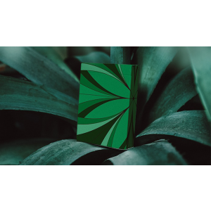 Green Wave Playing Cards by Galaxy Playing Cards