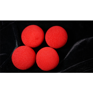 New Sponge Ball (Red) by TCC (Sponge balls and online instructions) - Trick