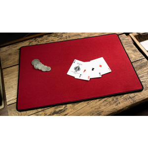 Sewn-Edge Basic Close-Up Pad (Red) by TCC Presents - Trick