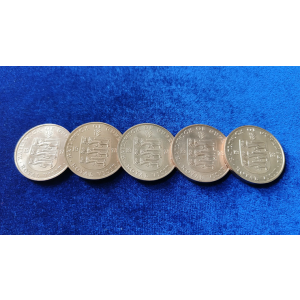 NORMAL COPPER COIN (5 Dollar Sized Coins) by N2G - Trick