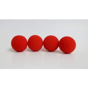 2 inch PRO Sponge Ball (Red) Bag of 4 from Magic by Gosh